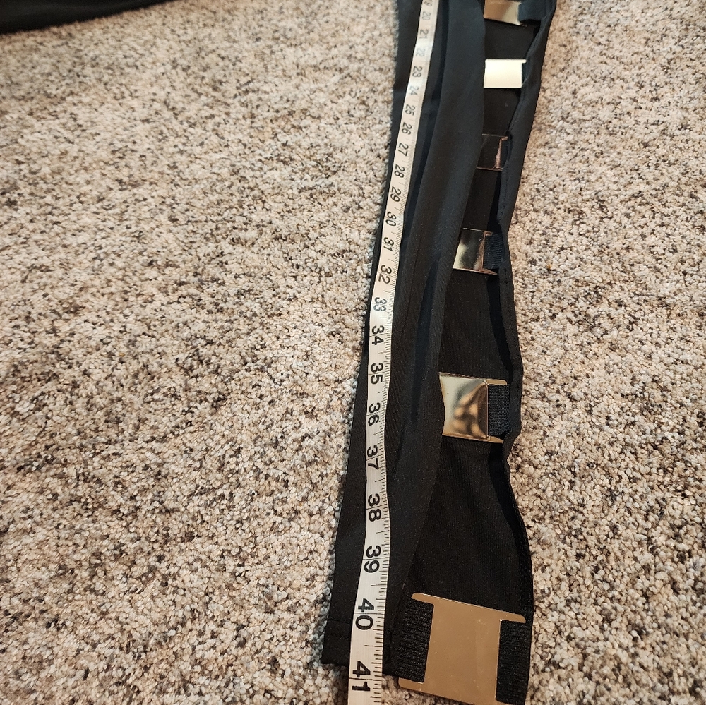 Leggings Fashion Nova Gold Sras Women's Pants Size XL good condition - Picture 3 of 11